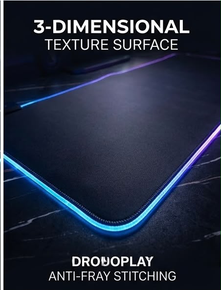 RGB Gaming Mouse Pad – Premium 7-Mode Desk Mat full xl size